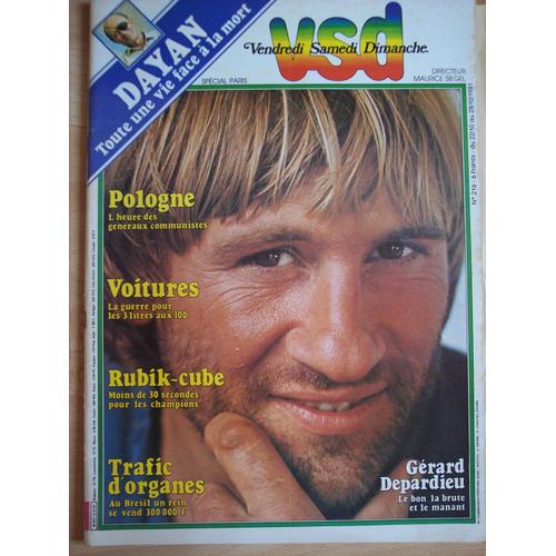 Vsd N° 216 - 1981 - Gérard Depardieu