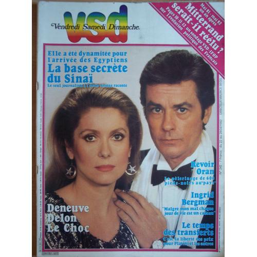 Vsd N° 242 - 1982 - Alain Delon Et Catherine Deneuve