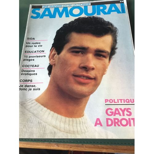 Samouraï International 13 Magazine Gay Cocteau Dessins Erotiques