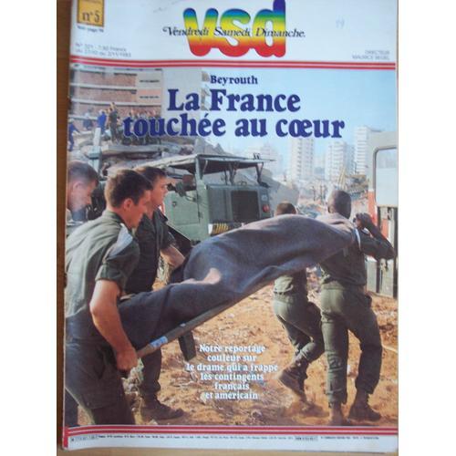 Vsd N° 31 - 1983 - Beyrouth La France Touchée Au Coeur