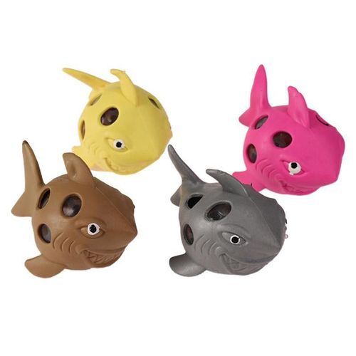 Boule De Requin À Presser Pour Enfant, Jouet Spécial De Décompression, De Dessin Animé, Anti-Stress, Pour Garçon Et Fille