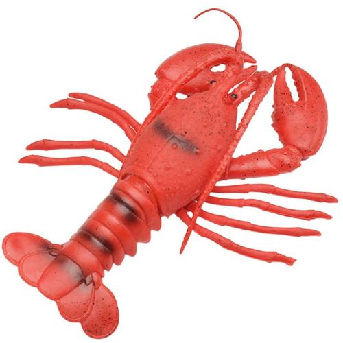 1 Ensemble D'Accessoires De Farces Vives, Modèle Réaliste De Crabe De Homard, Jouet Pour Fête, Kit De Décoration D'Étang De Jardin, Fidget Sensoriel