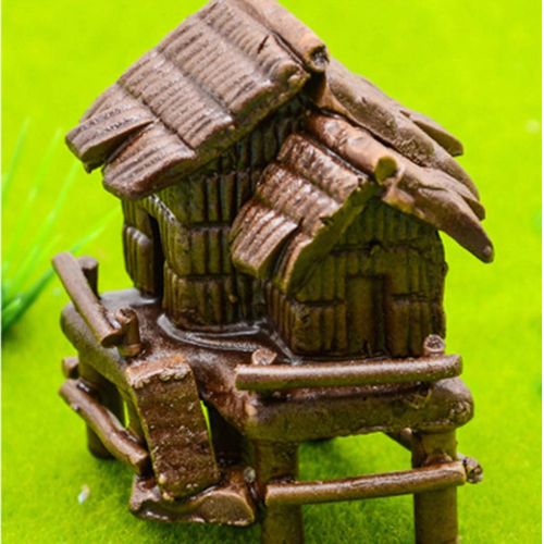 Pavillon De Maisons Miniatures, Maison, Bateau, Pont De Chine, Jardin Féerique Ancien, Micro Décoration De Paysage