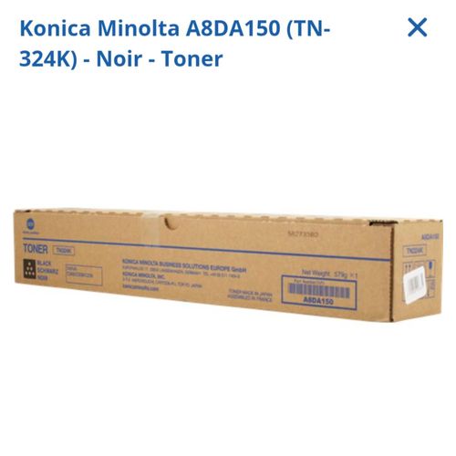 Toner konica minolta original tn 324 k