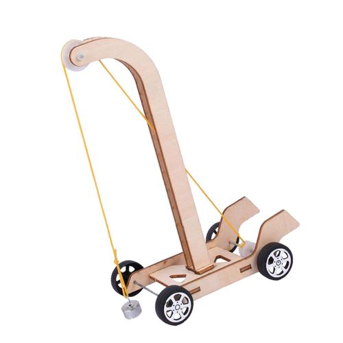 Enfants Tige Jouet Apprentissage Physique Kit Science Modèles Éducatifs Tech Gadgets, Bricolage 3d Gravité Voiture Pour Les Enfants