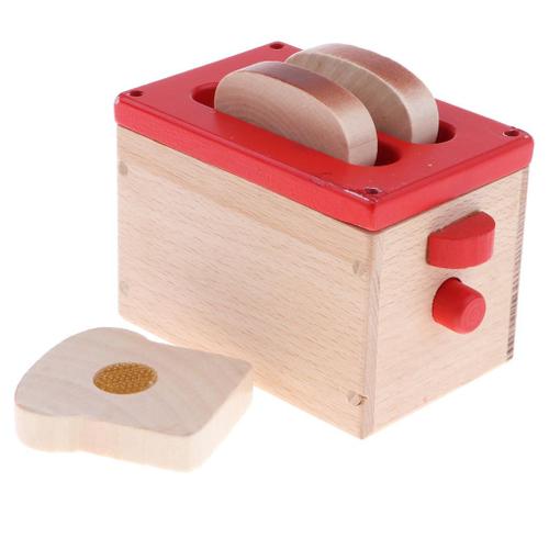 Grille-Pain En Bois Pour Enfant, Machine À Pain, Jeu De Cuisine, Développement De Jouets