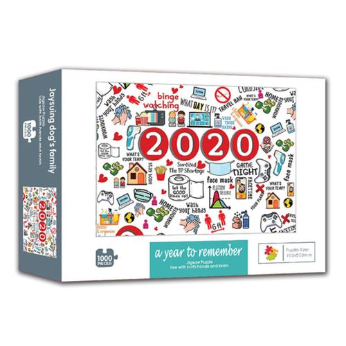 Puzzle Commémoratif 1000 Pièces 2020, Jeu D'Intelligence Stimulant, Jouet Familial, Décoration De La Maison, Cadeaux