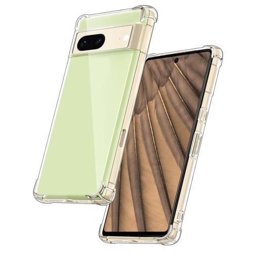 Coque Google Pixel 7a Anti-Chocs Avec Bords Renforces En Silicone Transparente
