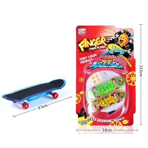 Mini Skateboard Professionnel À 2 Pièces/Ensemble Led, Couleur Aléatoire, Skateboard, Scooter, Jouet, Cadeaux