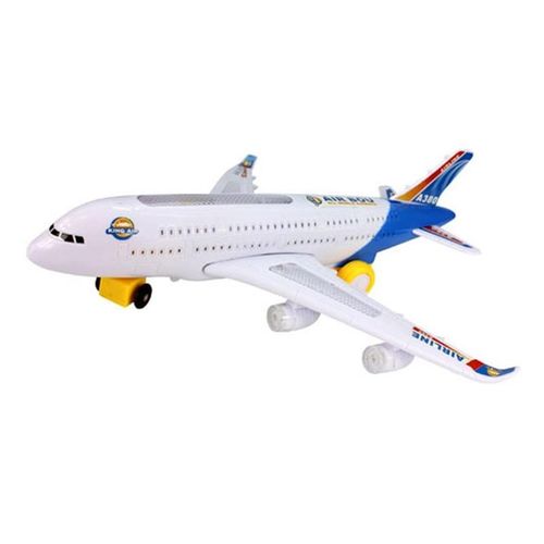 Mini-Avion A380, Flash Électrique, Jouets Sonores, Modèle D'avion Universel, Pour Enfants, H2o0