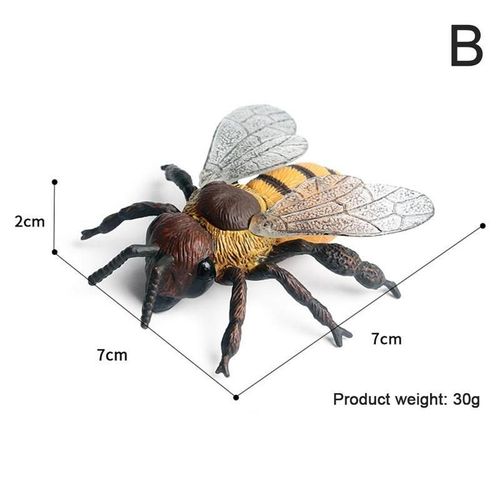Figurine D'insecte En Pvc Pour Enfant, Figurine Modèle Abeille Guêpe, Jouet Miniature Éducatif, Collection Cadeaux, R0a6