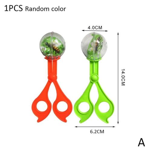 Pince Attrape-Insecte Ciseaux Pince Scooper Pince, Outil De Nettoyage De Jouets Pour Enfants, Jeu D'Aventure Biologique En Plein Air, Jouets O0y9