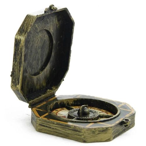 Jouets De Simulation De Boussole Nautique, Jouets De Pirate, Robe En Plastique, Décoration De Boussole D'Halloween Cosplay, Accessoire De Fête P J6o8 1 Pièce
