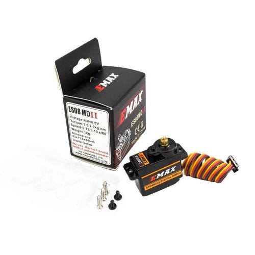 Micro Servo Numérique En Métal Pour Rc 250 450, Hélicoptère, Voiture, Bateau, Robot, Jouets, Pièces De Bricolage Pour Emax Es08md Ii S0e1