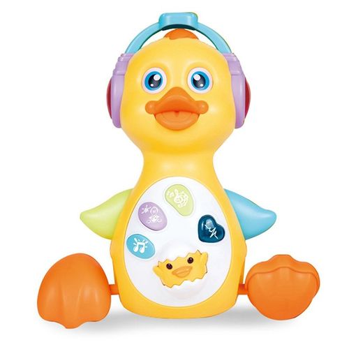 Jouet En Forme De Canard Jaune Pour Bébé, Avec Musique Et Led, Pour Le Développement De L'Apprentissage Interactif Des Nourrissons En Bas Âge