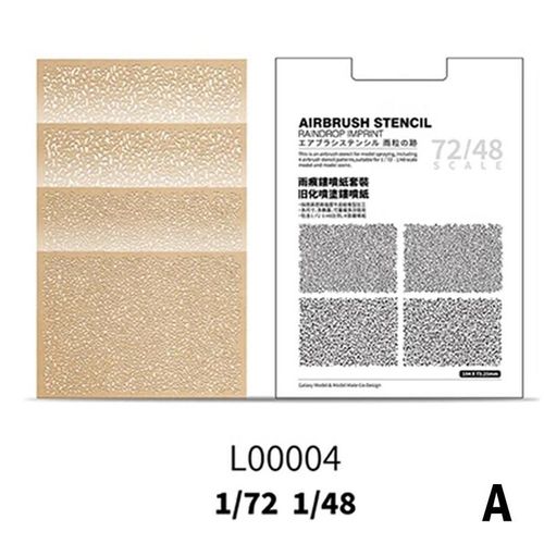 Pochoir De Pulvérisation De Fuite, Modèle De Bricolage Pour 1/72 1/48 1/32 1/35, Papier Gravé, Vieillissement, Camouflage, Temp U8v1