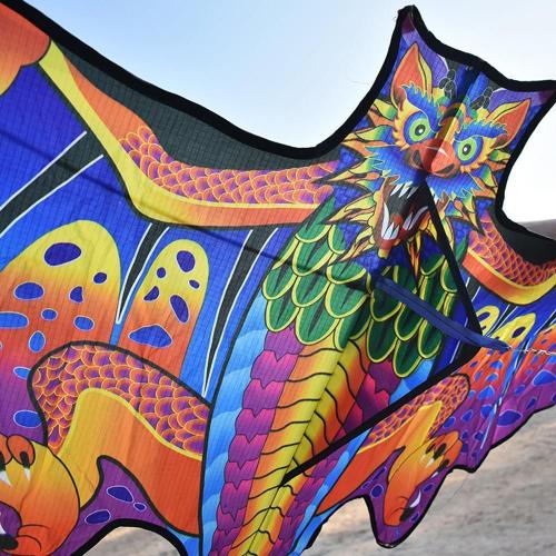 Cerf-Volant Dragon 3d Pour Enfants, Jouets De Plage En Nylon, Sports De Plein Air Amusants, Ligne Cadeau Pour Enfants, Sport De Plein Air, Famille, G9g8