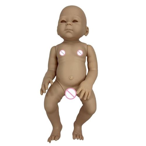 Kit De Renaissance Complet En Silicone, 19 Pouces, Kit De Renaissance Inachevé, Bricolage, Cadeau De Vacances, Pièce Vierge Pour Bébé S B4f5