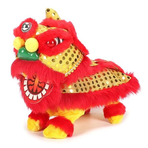 Robot De Danse Lion Électrique, Jouet Interactif Clignotant, Lion Porte Bonheur, En Peluche Électronique, Animal Marchant, Musique, Gxmb, Pour Le Nouvel An