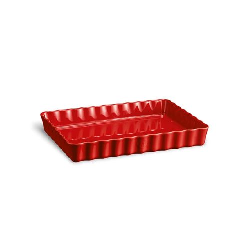 Tourtière Rectangle Rouge 33 Cm