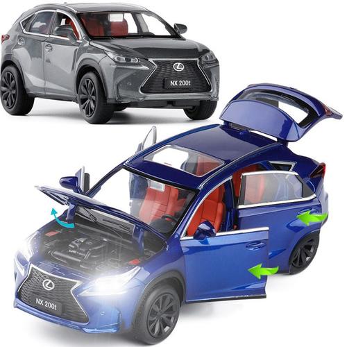 Voiture En Alliage Nx 200t, Échelle 1:32, Haute Simulation, 6 Portes Ouvertes, Modèle De Voiture Flash Musicale En Métal Moulé Sous Pression, Livraison Gratuite