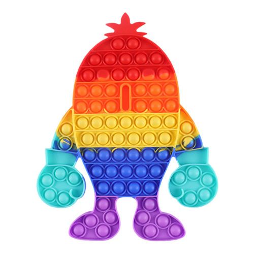 Jouet Anti-Stress En Silicone Arc-En-Ciel, Lion, Cactus, Bête, Anti-Stress, Décompression