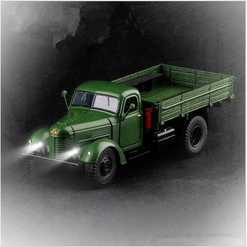 Modèle De Véhicule De Transport Militaire En Alliage Ca10 1:32 De Haute Qualité, Modèle De Voiture Simulant Le Son Et La Lumière, Jouets D'Ameublement De Collection