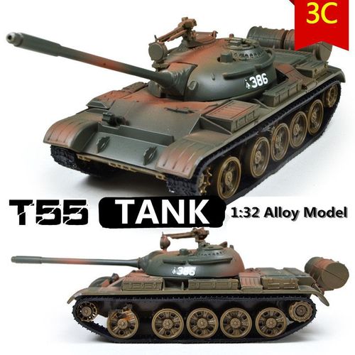 Modèle Militaire, Char En Alliage 1:32 T55 Mbt, Réservoirs En Métal, Voitures Moulées, Bon Cadeau, Livraison Gratuite