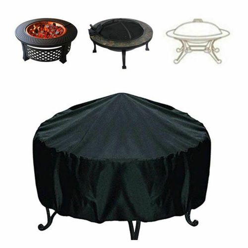 Auvent de protection pour Barbecue en plein air, petits meubles, étanche à la poussière et à la pluie, protection UV, couverture ronde pour Barbecue, pluie