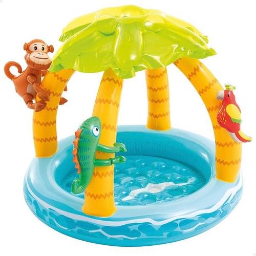 PISCINE GONFLABLE BÉBÉ PISCINE PALMA 102X86 CM 45 LT ENFANTS 1-3 ANS ÉTÉ 58417