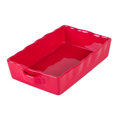 Plat À Four Rectangle Gusto 32x21 Cm Rouge