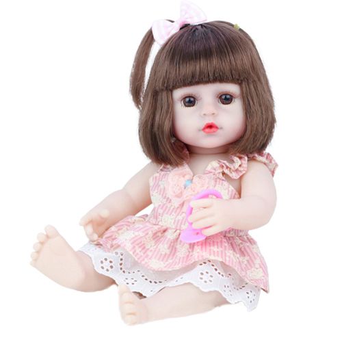 Poupée De Renaissance En Émail De 38cm, Jouet Éducatif Pour Enfants, Simulation De Nouveau-Né Réaliste, Mignon Bébé, Cadeau D'Anniversaire, Livraison Gratuite