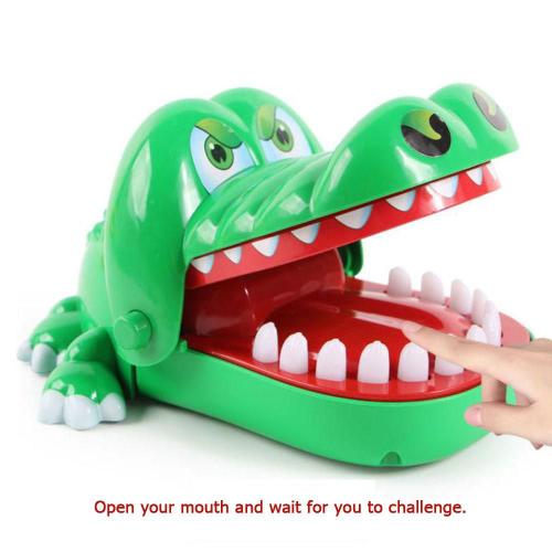 Grand Crocodile Pour Enfants, Jouet Amusant, Bouche, Dentiste, Jeu De Doigt, Anti-Stress, Cadeau Pour La Famille