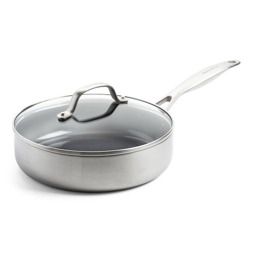 Sauteuse Geneva En Céramique 24 Cm + Couvercle En Verre