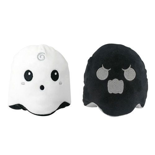 Poupée Fantôme Lumineuse Réversible Halloween Pour Enfant, Jouet En Peluche Double Face, Expression Faciale