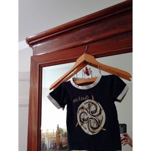 Tee Shirt Noir Imprimé Blanc 1/2 Ans Lansdowne.