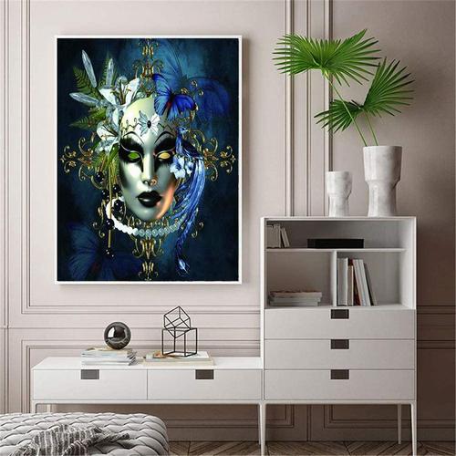 Peinture De Diamant Artistique Fantastique, Broderie 5d Décorative, Beauté D'halloween, Diy Bricolage