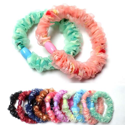 Barrettes En Gomme Pour Cheveux, 10 Pièces, Clips Pour Femmes, Double Couche, Ornements De Cheveux