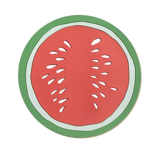 Joli napperon isolant en forme de Fruit, forte flexibilité, dessous de verre isolé thermiquement, bol, tapis antidérapant, décoration de maison et de bureau