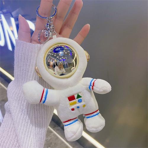 Porte-clé Spaceman en peluche, pendentif créatif de dessin animé, accessoire  pour petit ami, nouvelle collection