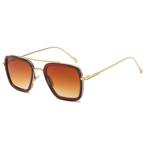 Lunettes De Soleil Carrées Iron Man Tony Stark Pour Hommes, Lunettes De Sport De Plein Air, De Haute Qualité, Spider Edith