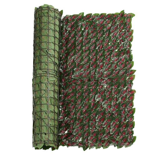 Clôture De Protection En Feuille Verte Artificielle, Panneaux D'Écran De Confidentialité, Plantes En Rotin, Clôture D'Intimité, Décoration De Jardin