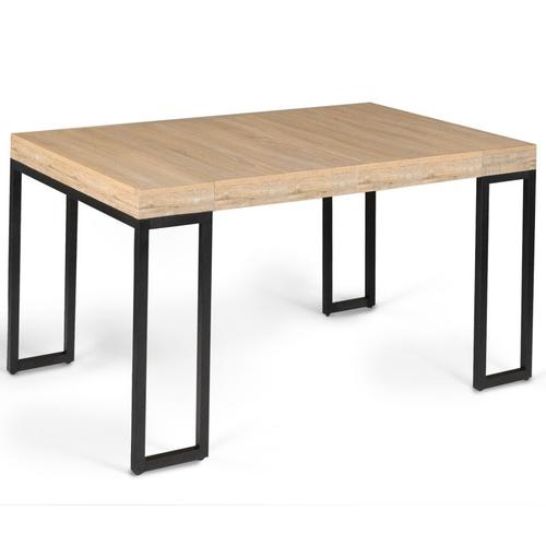 Table Console Extensible Toronto 6 Personnes 140 Cm Design Industriel