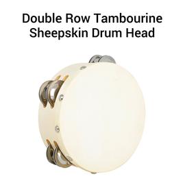 Tambourin à main en peau de mouton, tambour en bois, instrument de musique  de divertissement, 8 pouces