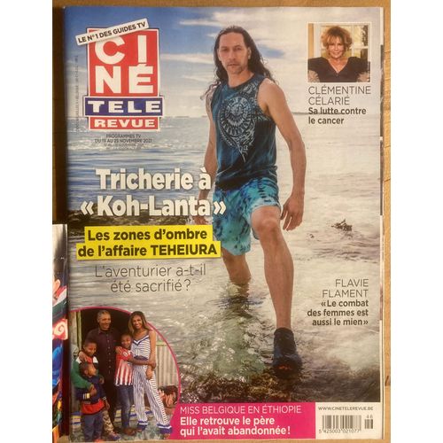 Ciné Télé Revue N°46 (18/11/2021) - Koh-Lanta, Clémentine Célarié, Flavie Flament, Adèle, Sos Fantômes...