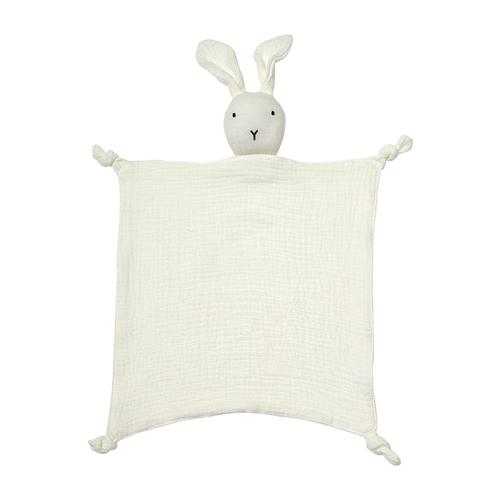 Serviette De Couchage En Gaze De Coton Biologique Pour Bébé, 1 Pièce, Bavoir À Salive, Lapin, Lapin