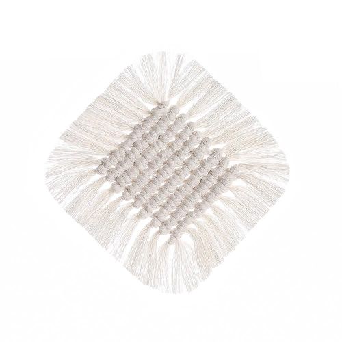 Napperon tissé à la main antidérapant, 1 pièce, dessous de verre épais, tapis de tasse, résistant à la chaleur, tapis de salle à manger pour la cuisine à domicile, Restaurant