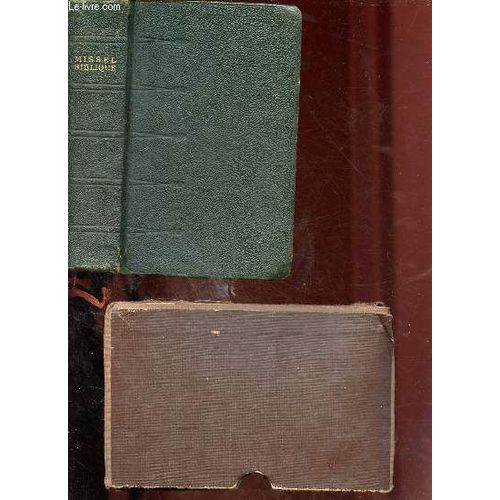 Missel Biblique De Tous Les Jours - Vespéral Et Rituel - Édition Remise À Jour Selon Les Réformes Liturgiques.