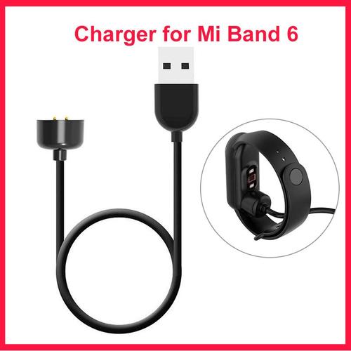 Chargeur USB noir 50cm, cordon magnétique de remplacement, Compatible avec Xiaomi Mi Smart Band 5 6, vente en gros