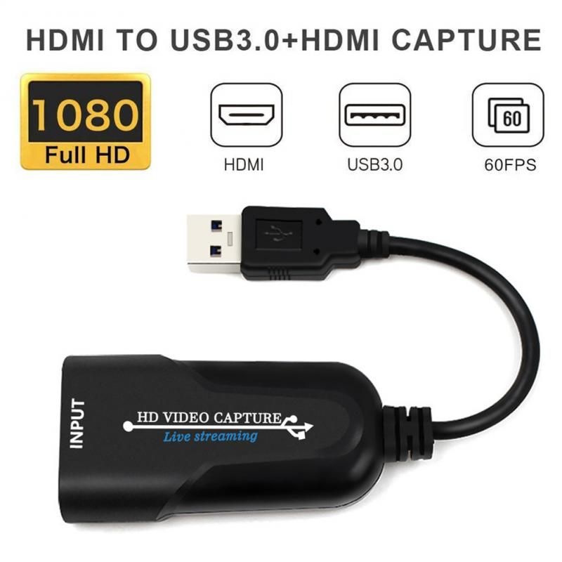 Carte d'acquisition de vidéo HD 1080P, USB 2.0, type c, USBC, pour Switch, PS5, jeu, téléphone, enregistrement, PC, Streaming en direct